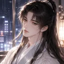 《错位时空：总裁的古代小娇夫》角色 沈清 头像