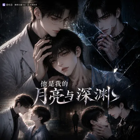 《他是我的月亮与深渊》广播剧封面