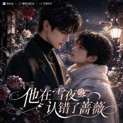 《他在雪夜认错了蔷薇》广播剧封面