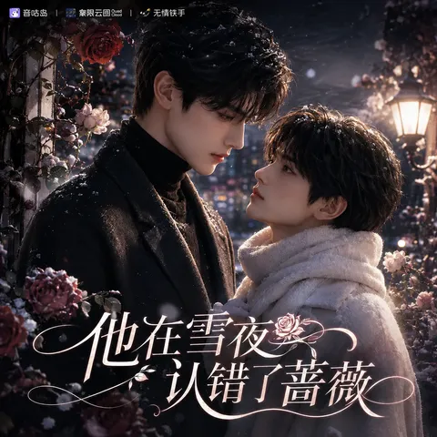 《他在雪夜认错了蔷薇》广播剧封面