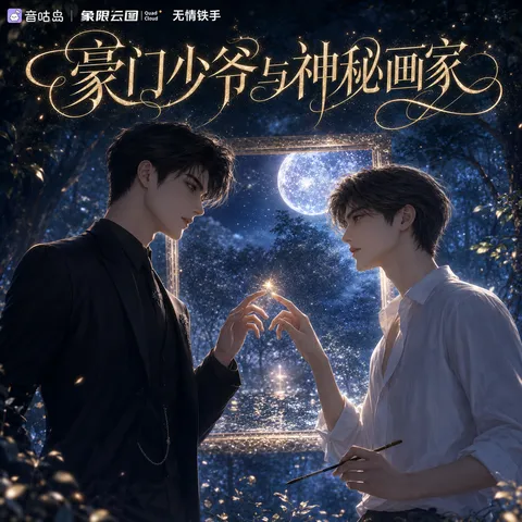 《豪门少爷与神秘画家》广播剧封面