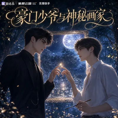 《豪门少爷与神秘画家》广播剧封面