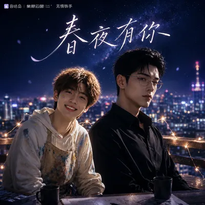 《春夜有你》广播剧封面