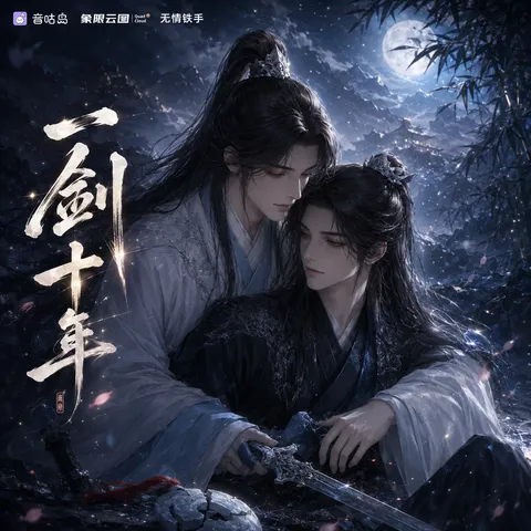 《一剑十年》广播剧封面